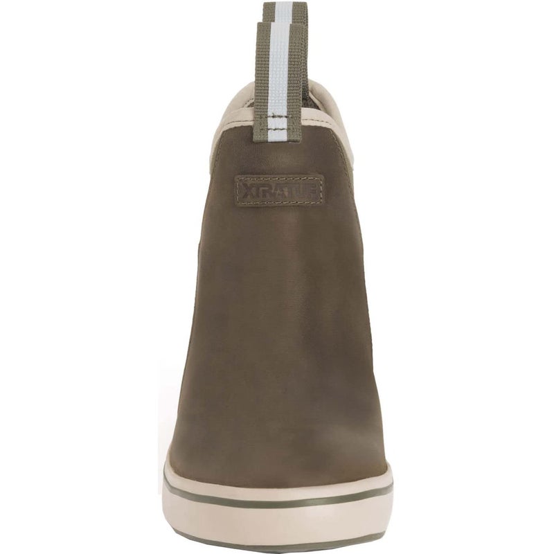 Xtratuf Women's Leather 6 in Ankle Deck Boot, Green, Size 5.5(M) - Image 3